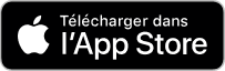 Badge vers le téléchargement de l'application Hygie Katz sur l'apple store